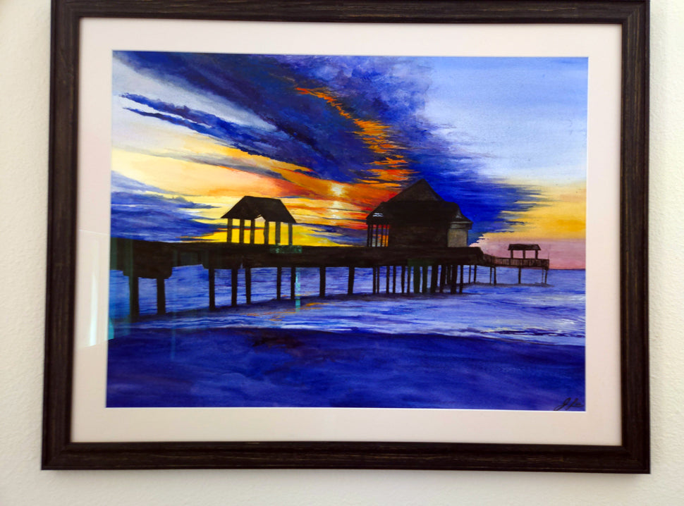 "Pier 60" - Clearwater Beach, FL - Original Painting